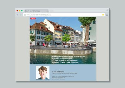 Praxis am Mühlenplatz – Website